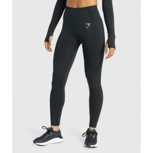 Gymshark Black Vital Seamless 2.0 Athletic Leggings M/L
